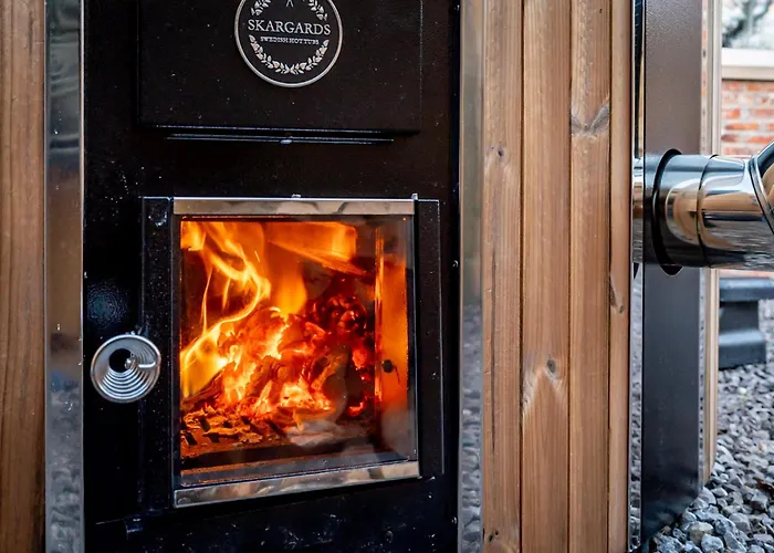 Apartament Luxury Barn With Private Wood Fired Hot Tub